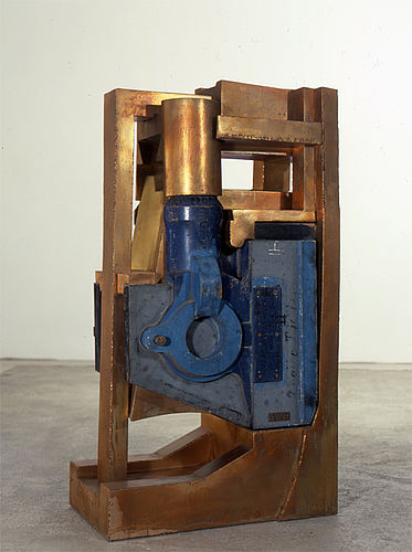 Volker Bartsch, Industrie-Relikte, Skulptur, Holz, Bronze, Foto, Annett Klingner